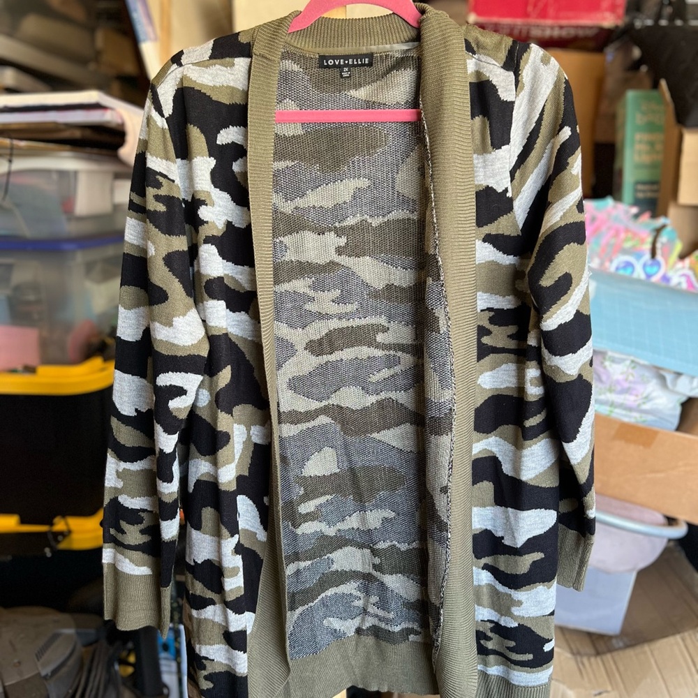 Love Ellie Camouflage Sweater